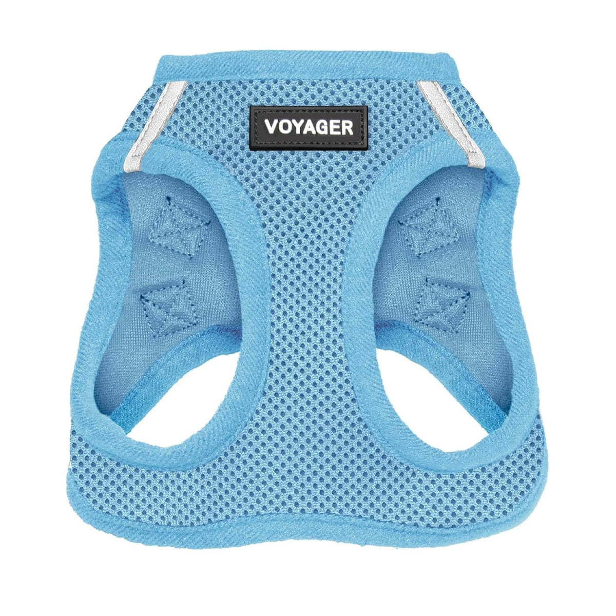 Best Pet Supplies Arnés Voyager Step-In Air para Perro, Todo Clima - S (Chest: 14.5 - 17\") - Baby Blue (Matching Trim)