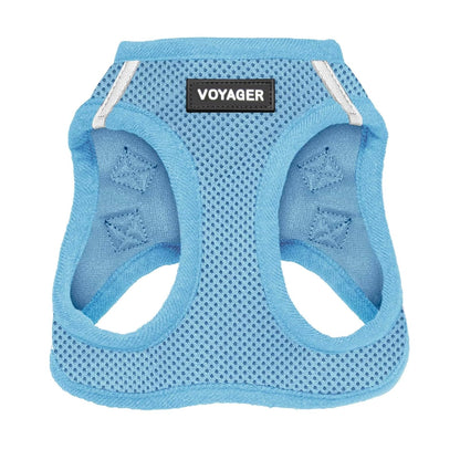 Best Pet Supplies Arnés Voyager Step-In Air para Perro, Todo Clima - S (Chest: 14.5 - 17\") - Baby Blue (Matching Trim)