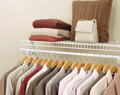 ClosetMaid 5631 SuperSlide Kit para estantería con Barra de Armario, 4 Pieds x 30,48 cm