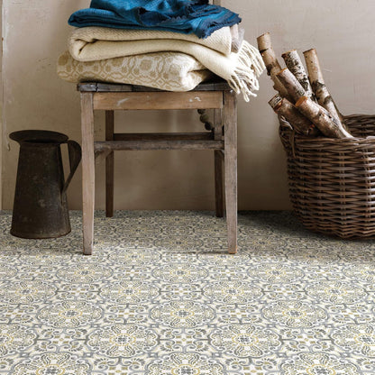 FloorPops FP2947 Antico - Azulejos de piso para despegar y pegar, multicolor
