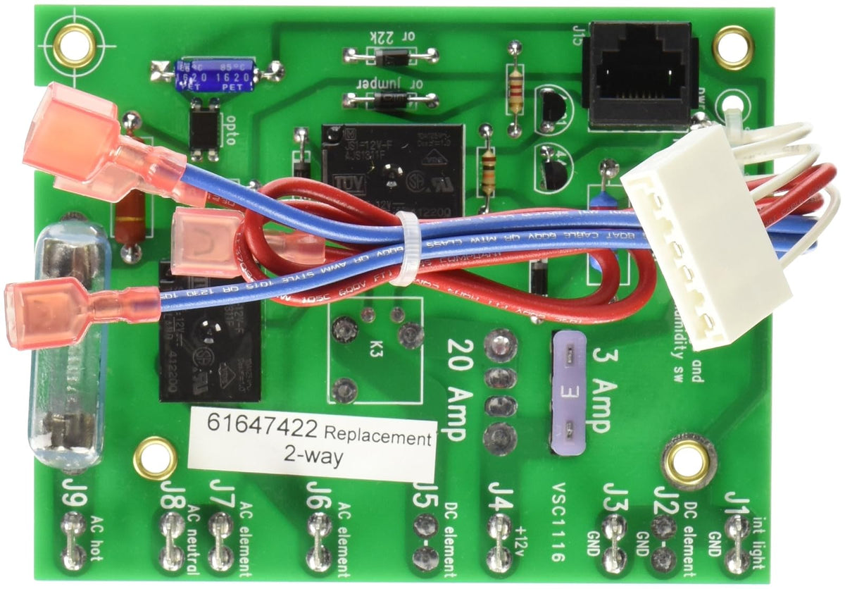 Dinosaur Electronics 61647422 - Placa de Repuesto para refrigerador Norcold