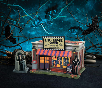 Department 56 Elvira Mistress of The Dark Village - Figura de autógrafos de Firma, 3.3 Pulgadas, Multicolor