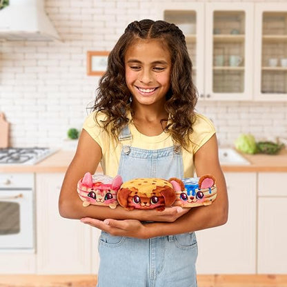 Cookeez Makery - Peluche Interactivo Sorpresa Pancake Treatz, panqueque con Aroma, Sonidos y reacciones, Juguete para niños y niñas