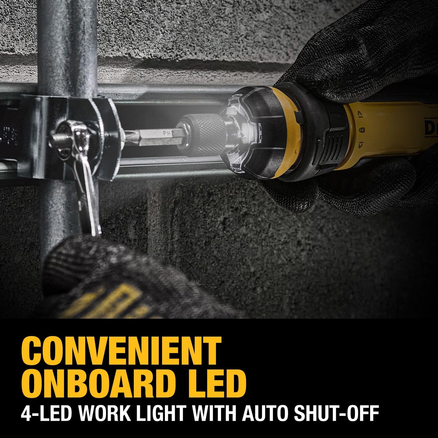 DEWALT - Destornillador inalámbrico con control FLEXDRIVE y puntas de destornillador (DWHT66719)