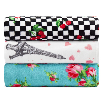 Betsey Johnson Laura Ashley Flora - Juego de Colcha, Casual, Bouquet Day, 127 cm x 177 cm, 1
