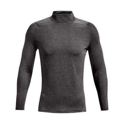 Under Armour ColdGear Camiseta de Compresión, Hombre - Charcoal Light Heather - Black - XL