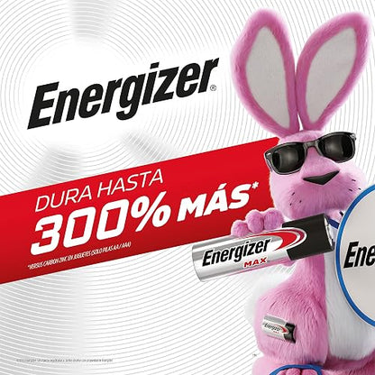 Energizer - Pilas Alcalinas AA, MAX Econopack, 1.5V, Paquete de 20 | Diseñadas para cámaras, consolas, juguetes y dispositivos electrónicos de uso cotidiano.