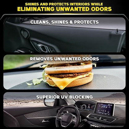 Meguiar's Toallitas Protectoras de Olores 30 Unidades | Para automóvil, fáciles de usar, protegen y refrescan interior, ideales para detalles y mantenimiento