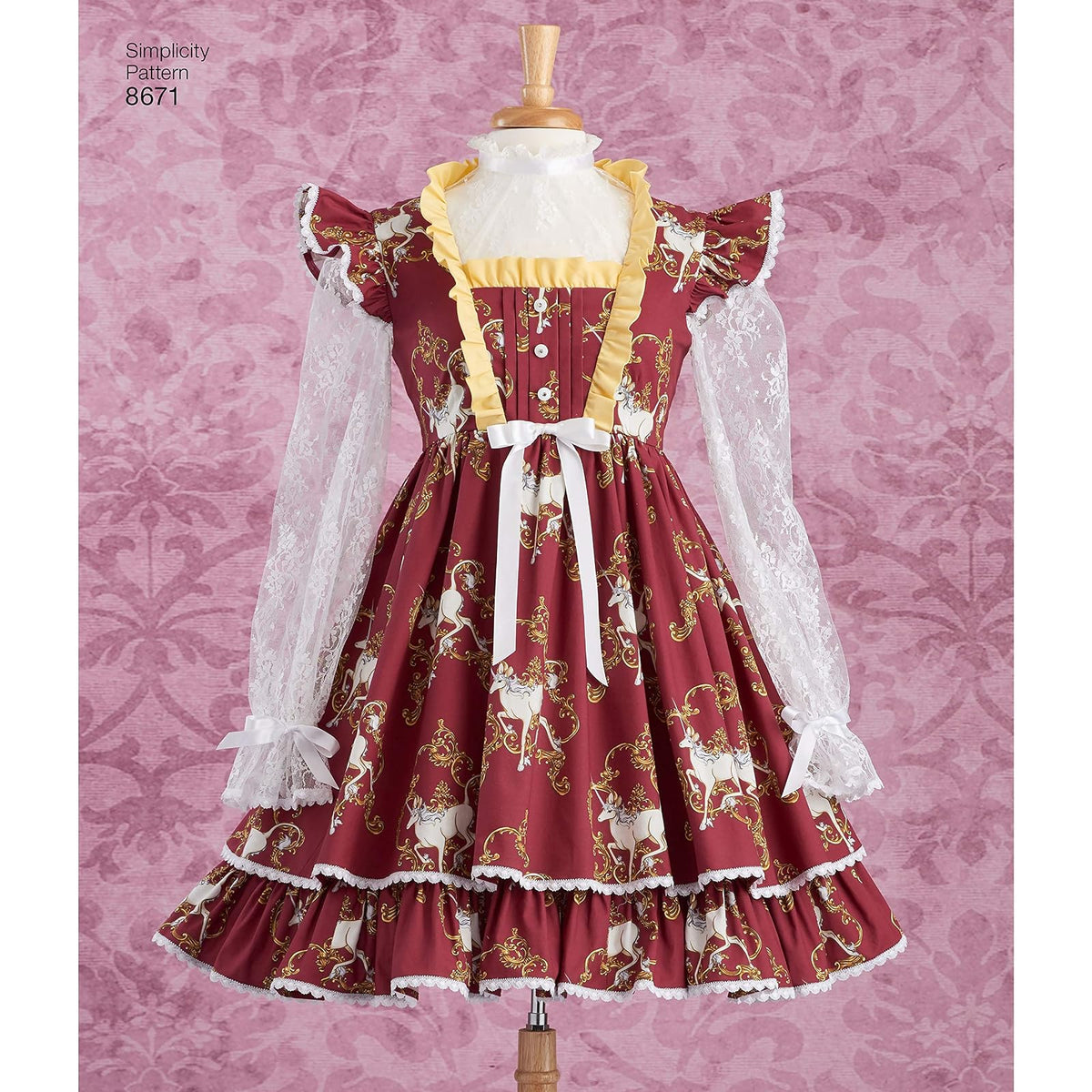 Simplicity Patterns US8671P5 - Patrones de costura para disfraces (tallas 12-14-16-18-20)