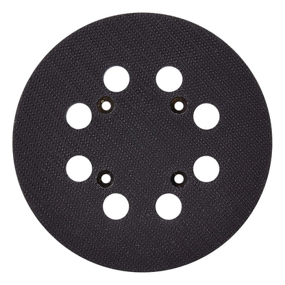 DEWALT Almohadilla de gancho y bucle para lijadoras, 5 pulgadas, 8 agujeros (DWE64233)