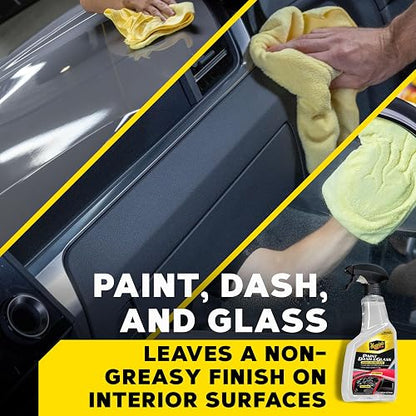 Meguiar's, Detailer Paint Dash & Glass, Limpieza Hidrofóbica, G250224, 24oz | 0