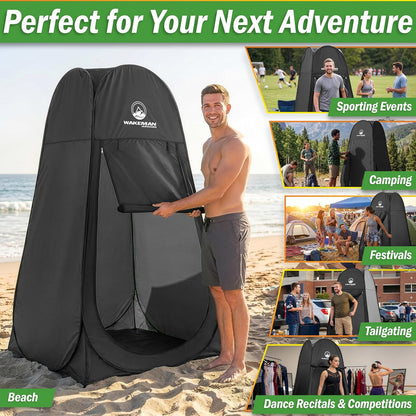 Wakeman Camping-Privacy-Shelters Wakeman Outdoor Tienda de campaña de privacidad desplegable portátil