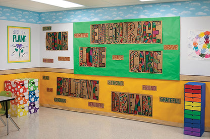 Fadeless (PAC0057138 Bulletin Board Art Paper, 48" x 12', Apple Green