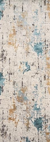 Loloi II Alchemy Collection ALC-01 Alfombra Decorativa de Piedra/Pizarra de 101.6cm x 170.2cm