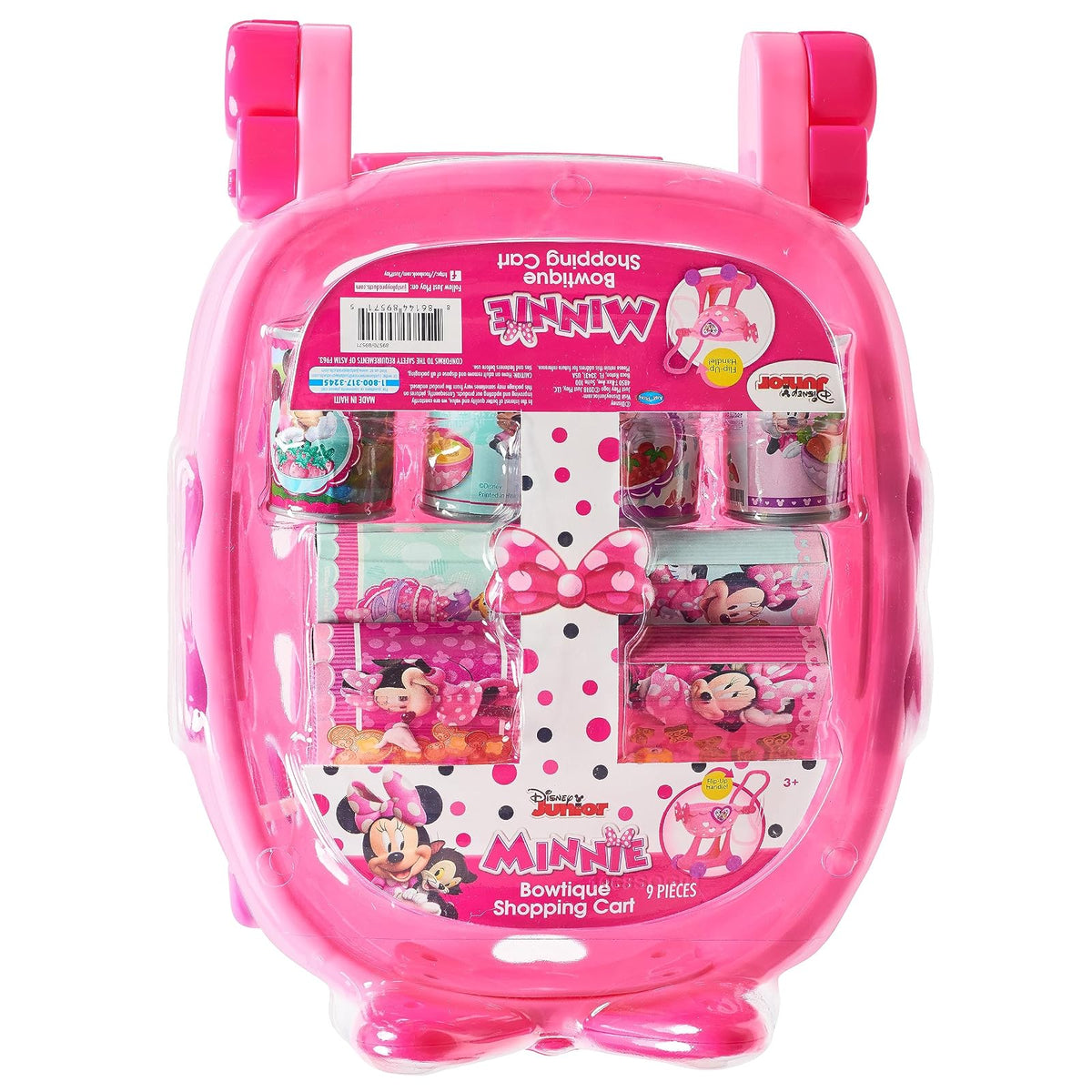 Just Play - Carrito de Compras de Minnie's Happy Helpers Bowtique, con Licencia Oficial para niños de 3 años