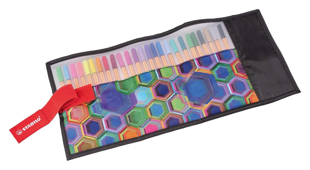 STABILO Point 88 ARTY - Rollerset con 25 Rotuladores Colores Difetentes