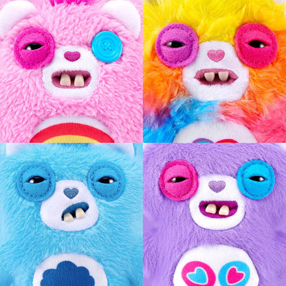Fuggler Llavero Oso Cariñoso de 12.7 cm de Peluche Coleccionable (Paquete de 6) de ZURU con diseño Divertido y Monstruo Feo con Llavero de Enganche, Perfecto para Bolsos, Mochilas y fanáticos