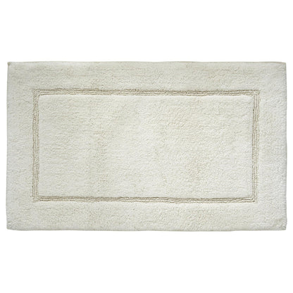 Amrapur Overseas Modern Threads - Juego de 2 tapetes de baño de lujo, algodón peinado suave de bucle sólido, respaldo antideslizante para suelos de baño, 17 x 24 pulgadas y 21 x 34 pulgadas, tapetes de baño absorbentes