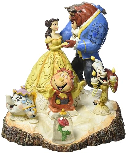 Enesco 4031487 Disney Traditions by Jim Shore Beauty and The Beast Figurine, 19.7cm