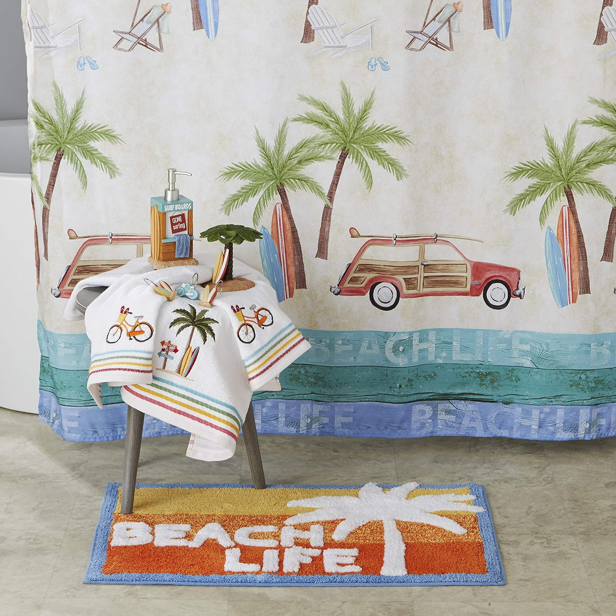 SKL Home Paradise Beach, Dispensador de loción/jabón, Multicolor, 1