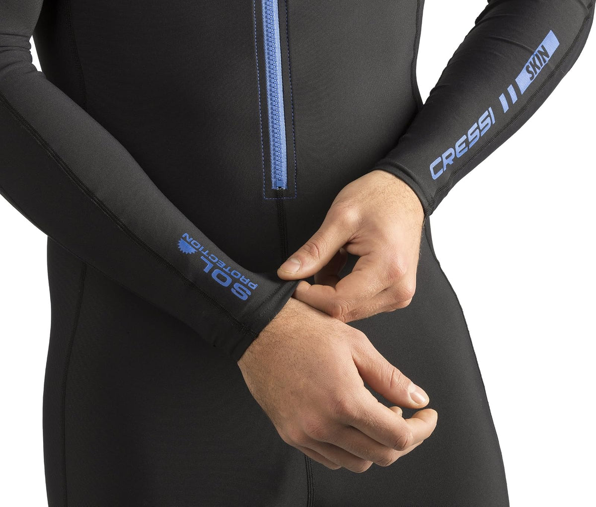 Cressi Skin - Traje Completo versátil para Adultos para Deportes acuáticos, Calidez y protección Solar