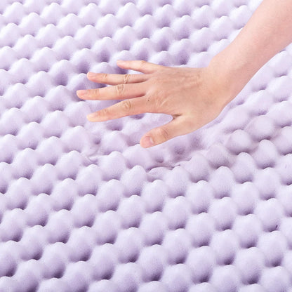 Best Price Mattress - Colchón de Espuma viscoelástica de 1.5 Pulgadas con infusión de Lavanda calmante, Certificado CertiPUR-US, Esencial para recámara, tamaño Queen