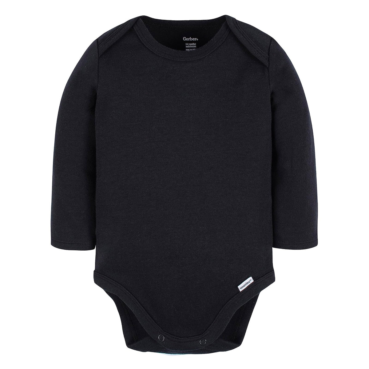Gerber - Enterizo unisex de manga larga para bebé, paquete múltiple de 180 g/m²