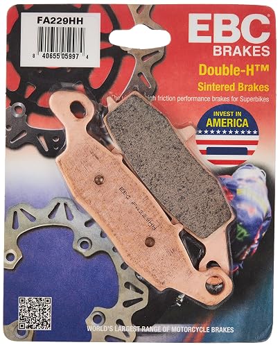 EBC Brakes FA229HH Juego de Pastillas de Freno de Disco, Negro