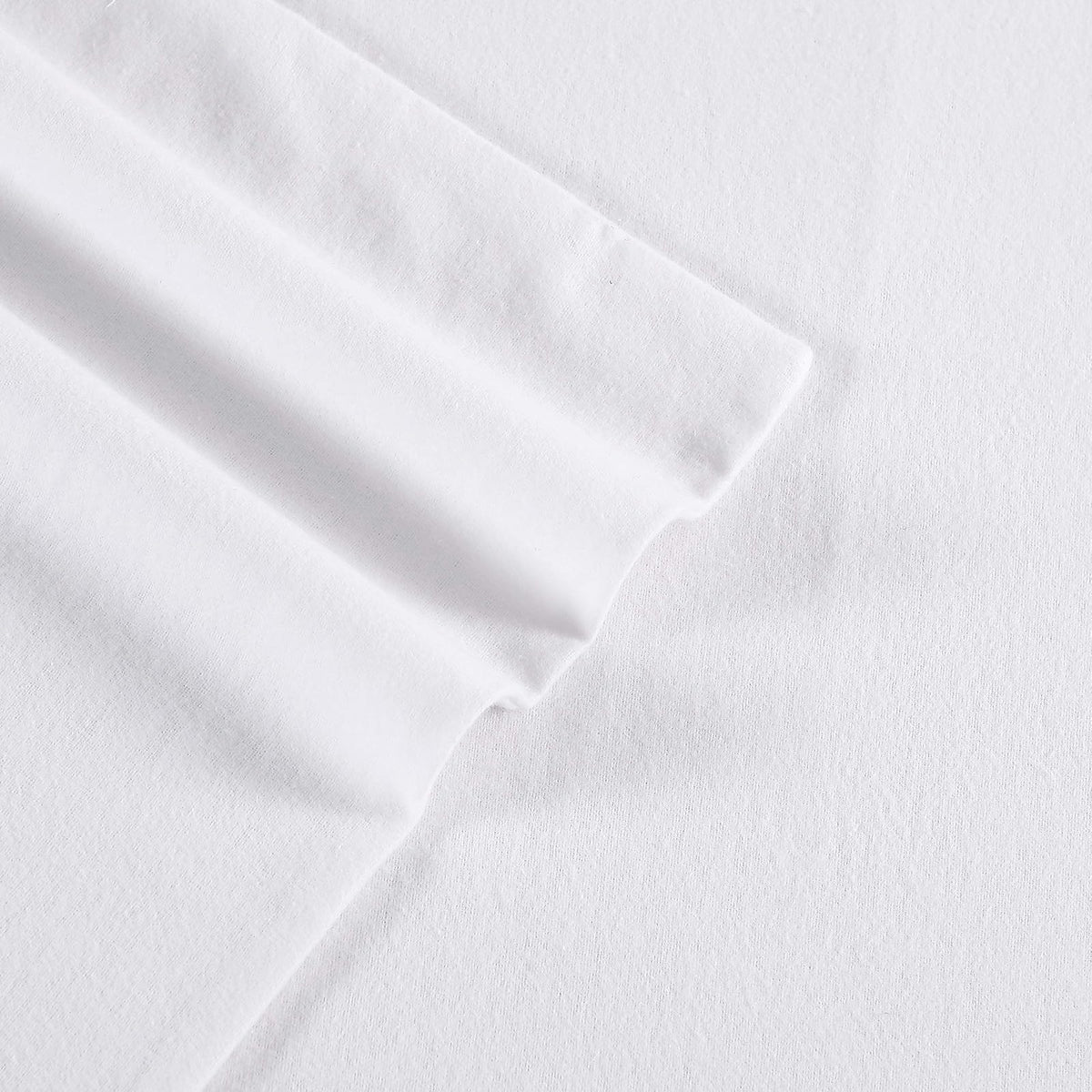 Eddie Bauer - Juego de sábanas matrimoniales, Franela de algodón, Cepillado para Mayor suavidad, decoración acogedora del hogar (Blanco, matrimonial)