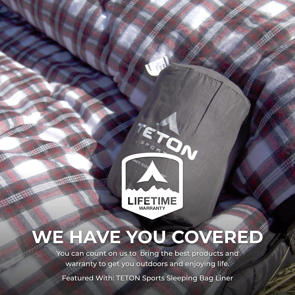 TETON Sports Fahrenheit Mammoth Queen-Size Double Sleeping Bag; Warm and Comfortable; Double Sleeping Bag Great for Family Camping; Compression Sack Included