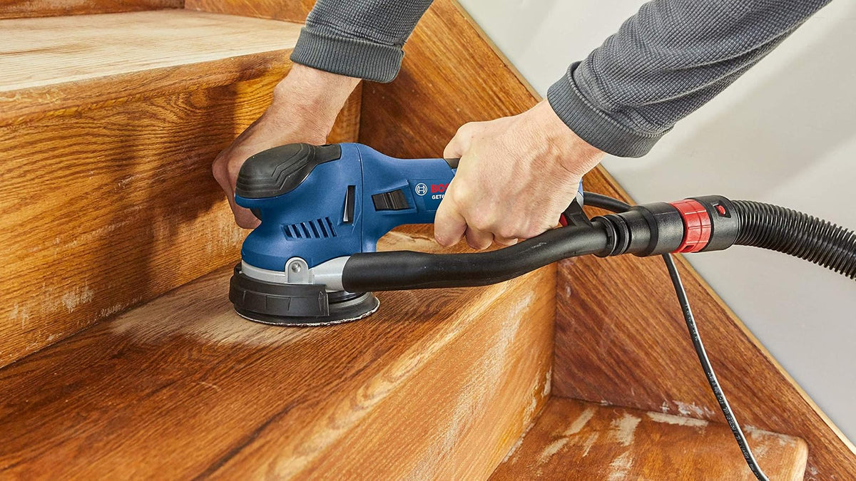 BOSCH RSM5046 5" Almohadilla de lijado de múltiples orificios de gancho y bucle duro