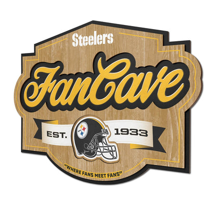 YouTheFan Letrero Decorativo NFL para Fan Cave - One Size - Pittsburgh Steelers