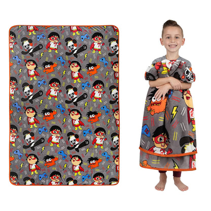 Franco Manta de Felpa Patrulla Canina para Niños - 62 in x 90 in - Ryan's World