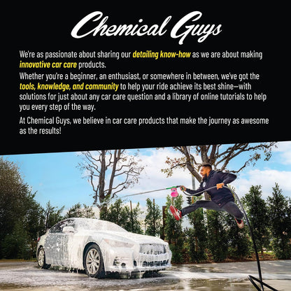Chemical Guys Workhorse Toalla de Microfibra de Calidad Profesional, Negra, (Segura para Lavar Automóviles, Limpiar el hogar y secar Mascotas) 16" x 16" (Paquete de 3)