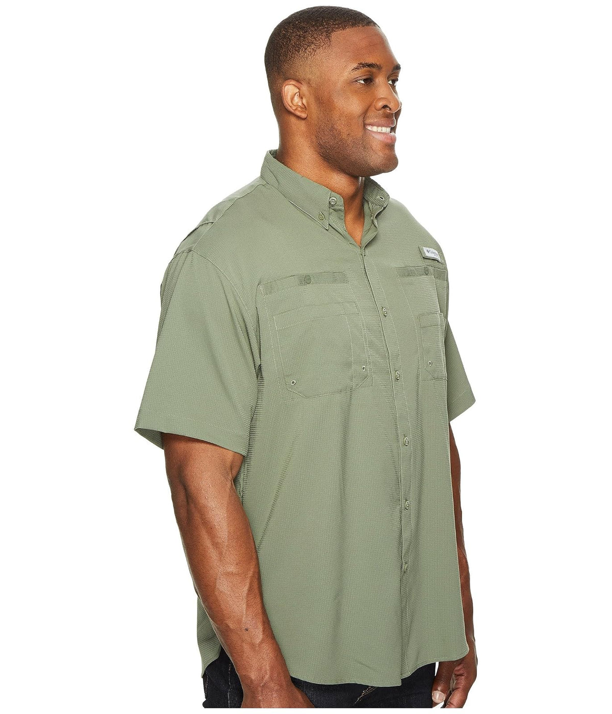 Columbia Men's Tamiami II Short Sleeve Shirt, Cool Grey