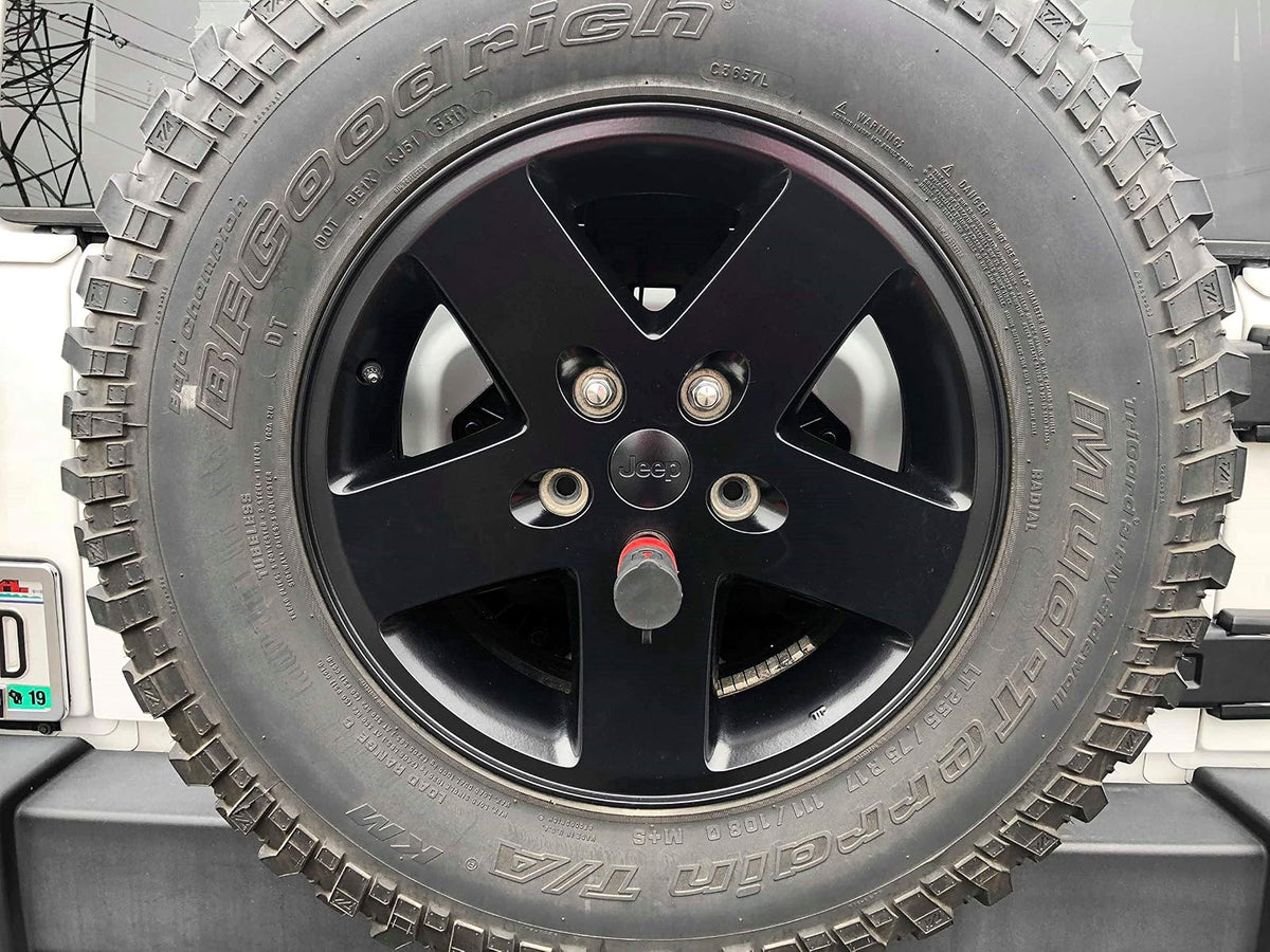 BOLT Cerradura de Neumático de Repuesto y Rueda para Jeep JL 2018+ 7032301