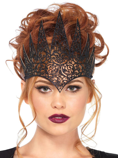 Leg Avenue (Die-Cut Royal Crown O / S Black 2154