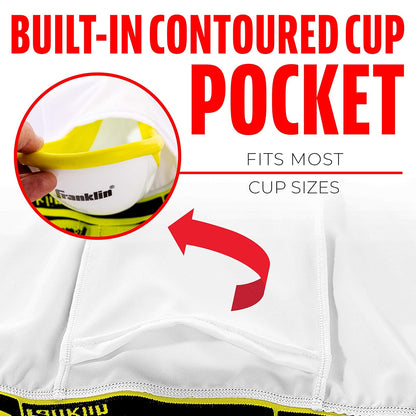 Franklin Sports - Pantalón Corto de compresión para Adultos