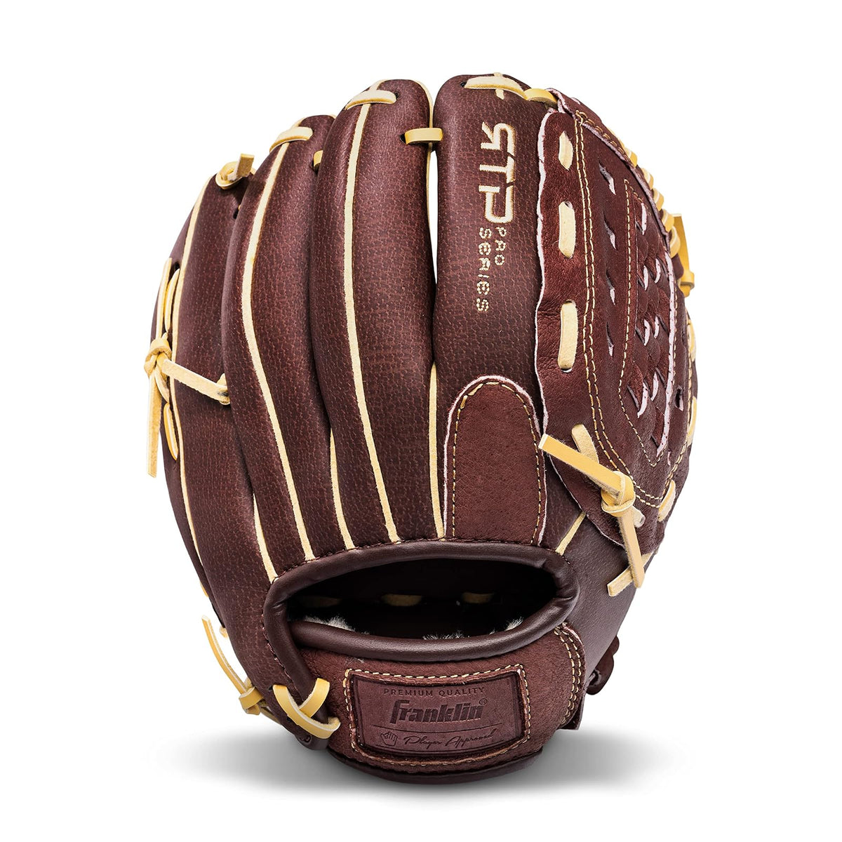 Franklin Sports RTP Pro Guante de Béisbol de Piel - 10 pulgadas - Red de cesta cerrada