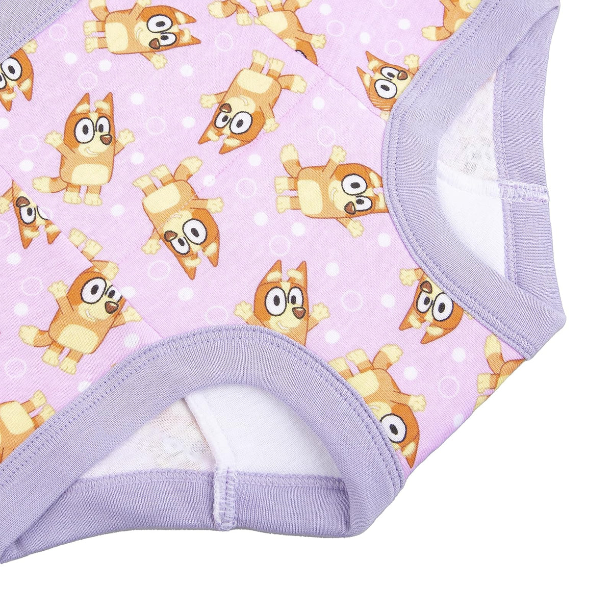 Bluey - Paquete de 7 pantalones de entrenamiento para ir al baño unisex con pegatinas y tabla de éxito, tallas 18 M, 2t, 3t y 4t, Paquete de 7 Bluey, 2 Años