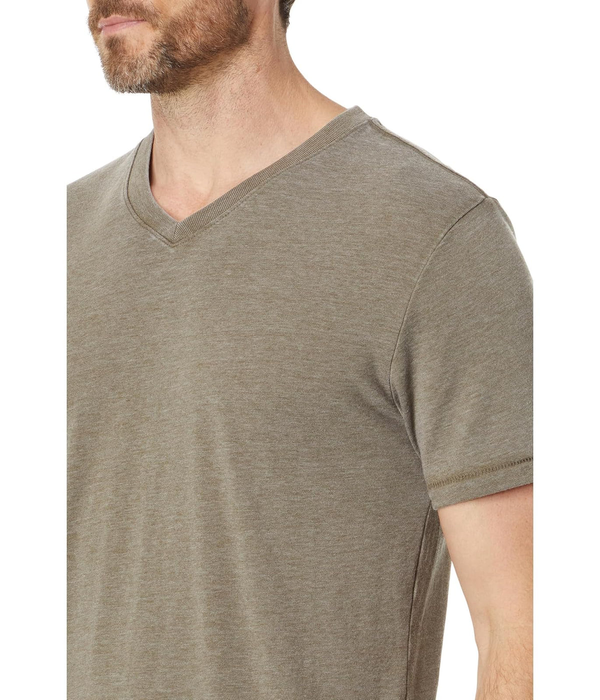 Lucky Brand Venice Burnout Playera con Cuello en V Camiseta para Hombre