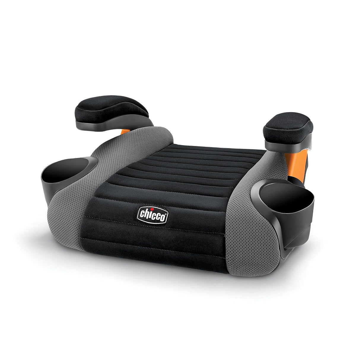 Chicco GoFit ClearTex Asiento Elevador sin Respaldo para Carro - Tiburón - Negro - Gris - GoFit Booster