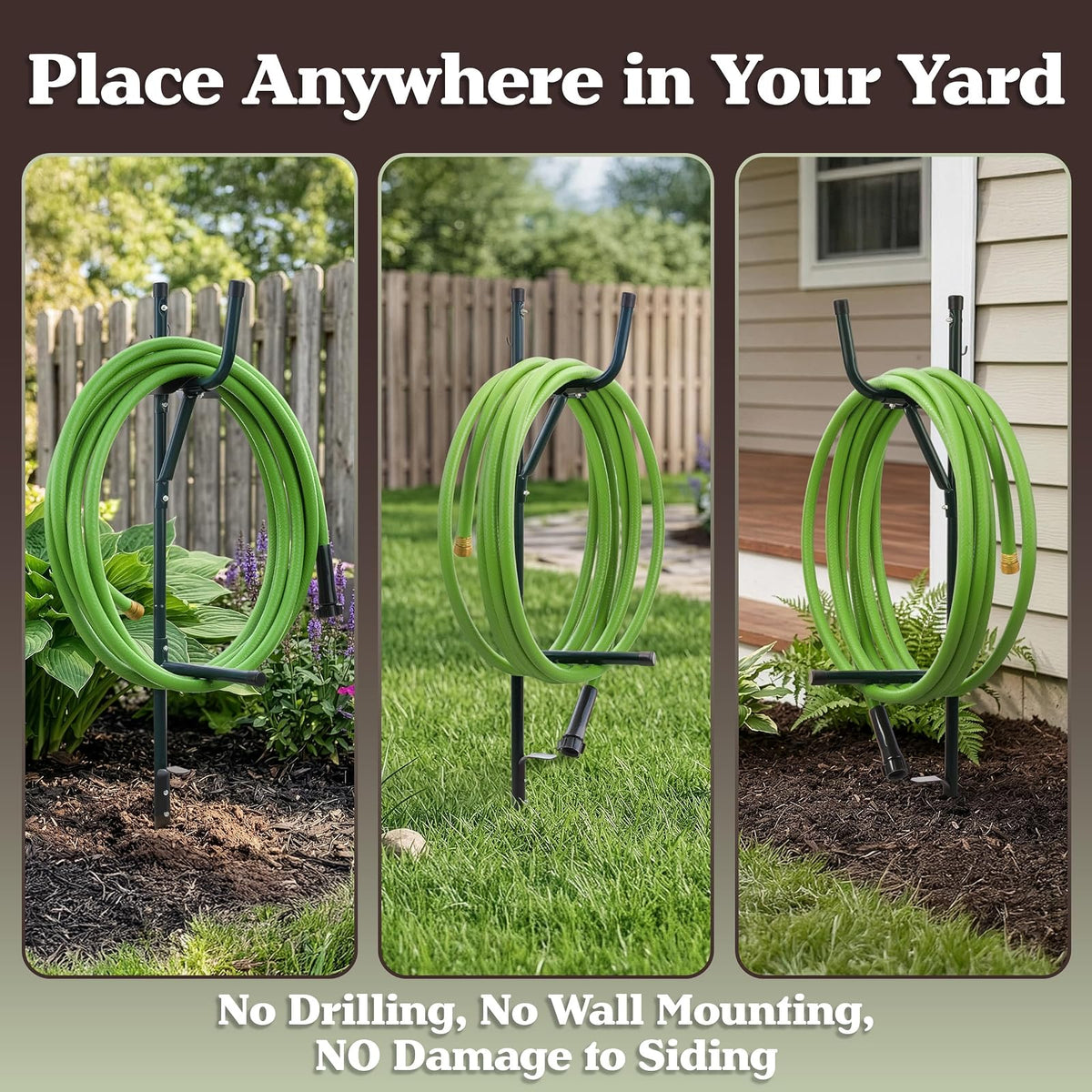 Stalwart 75-ST6009 In The Ground Hose Management Bracket, 50' Capacity