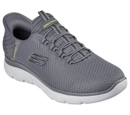 Skechers Summits - Tenis de Trabajo de Alta Gama para Hombre | Limpio, cómodo y atemporal: zapatillas Skechers BOBS para mujer en blanco, perfectas para el día a día y el ocio.