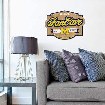 YouTheFan NCAA Michigan Wolverines Fan Cave Sign