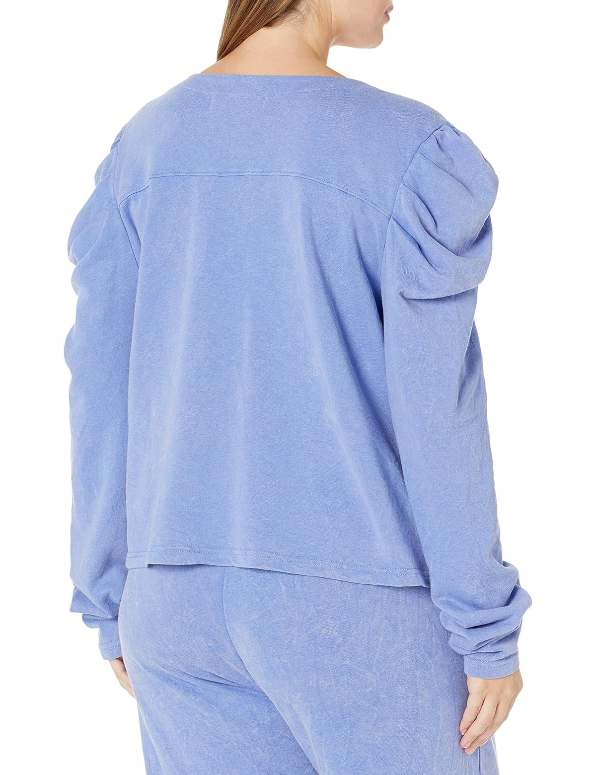 KENDALL + KYLIE Manga abombada y cuello en V - Exclusivo Sweatshirt para womens