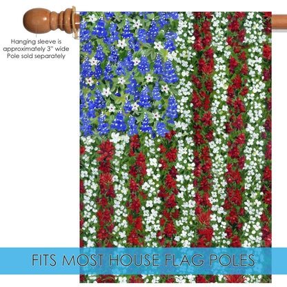 Toland Home Garden 109592 Bandera patriótica de Campo de Gloria, 28 x 40 Pulgadas, Doble Cara para decoración de jardín de Flores al Aire última intervensión