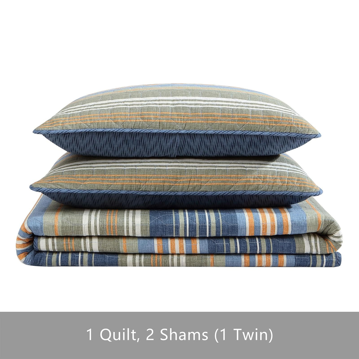 Eddie Bauer Cotton Quilt Set, King, Yakima Valley | Materiales de calidad, tacto suave y cómodo, construcción duradera, fácil cuidado, lavable a máquina