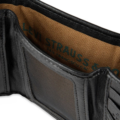 Levi's - Billetera,31LV110001, Hombres , Puntada negra, Sin tamaño