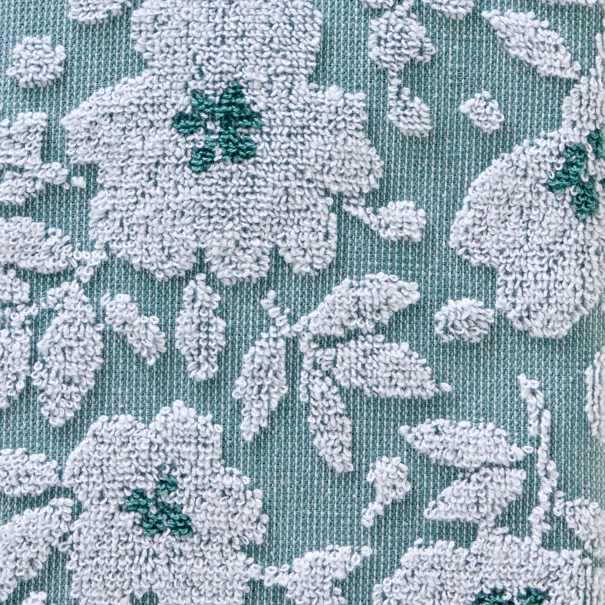 SKL Home - Juego de Toallas de Mano de Jacquard Floral, Color Verde Musgo, 2 Unidades